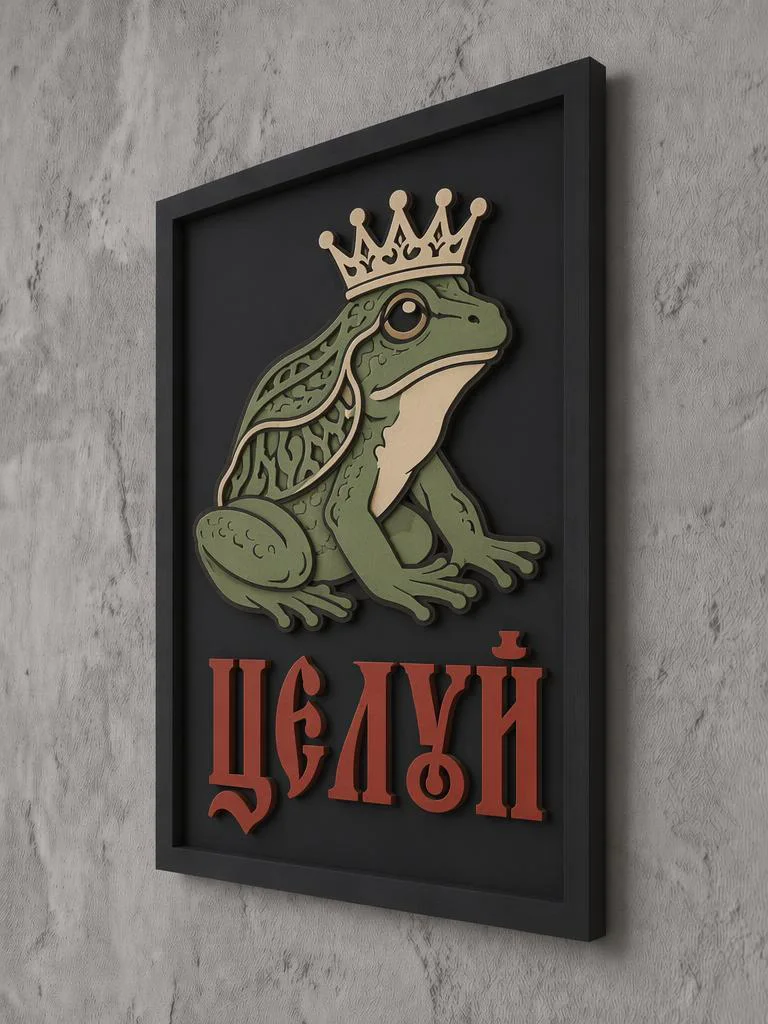 Панно из МДФ «целуй»