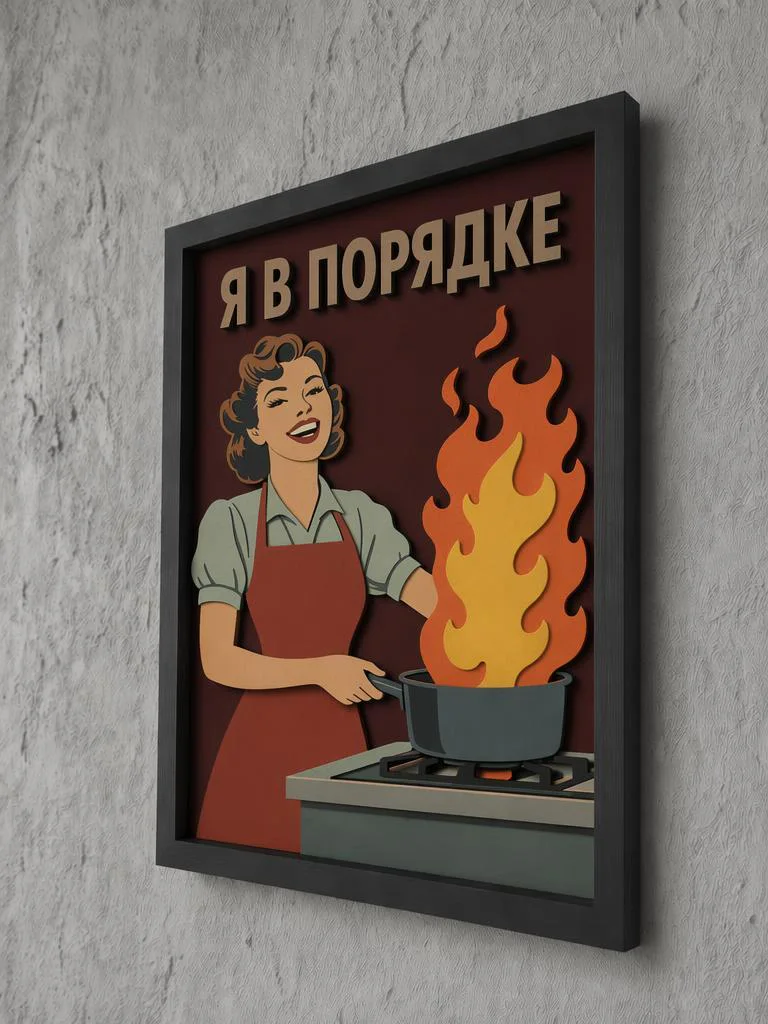 Панно из МДФ «я в порядке»