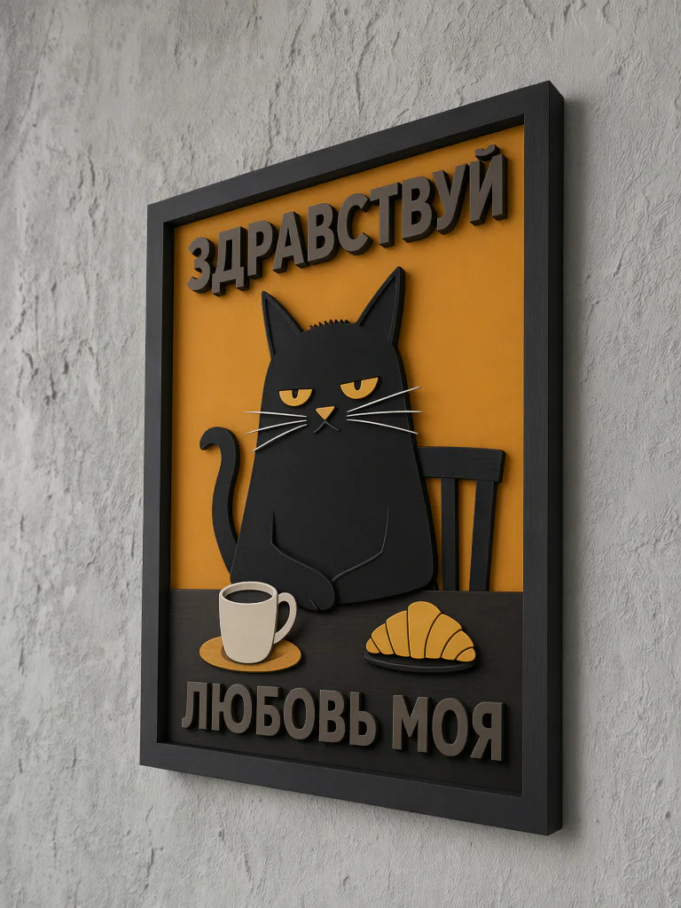 Панно из МДФ «Здравствуй, любовь моя»