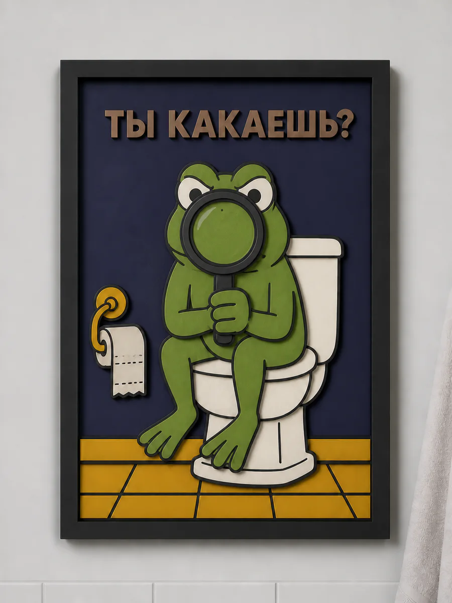 Панно из МДФ «ты какаешь?»
