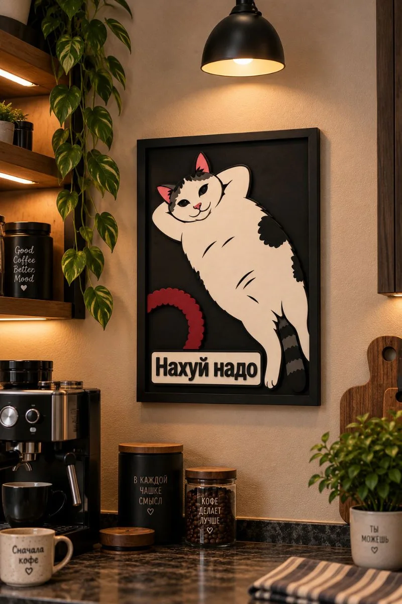 Панно из МДФ «Да ну его»