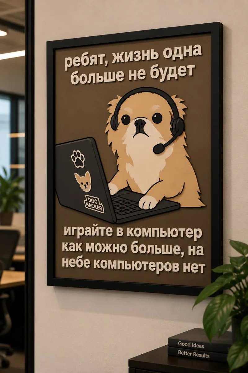 Панно из МДФ «Ребят, жизнь одна»
