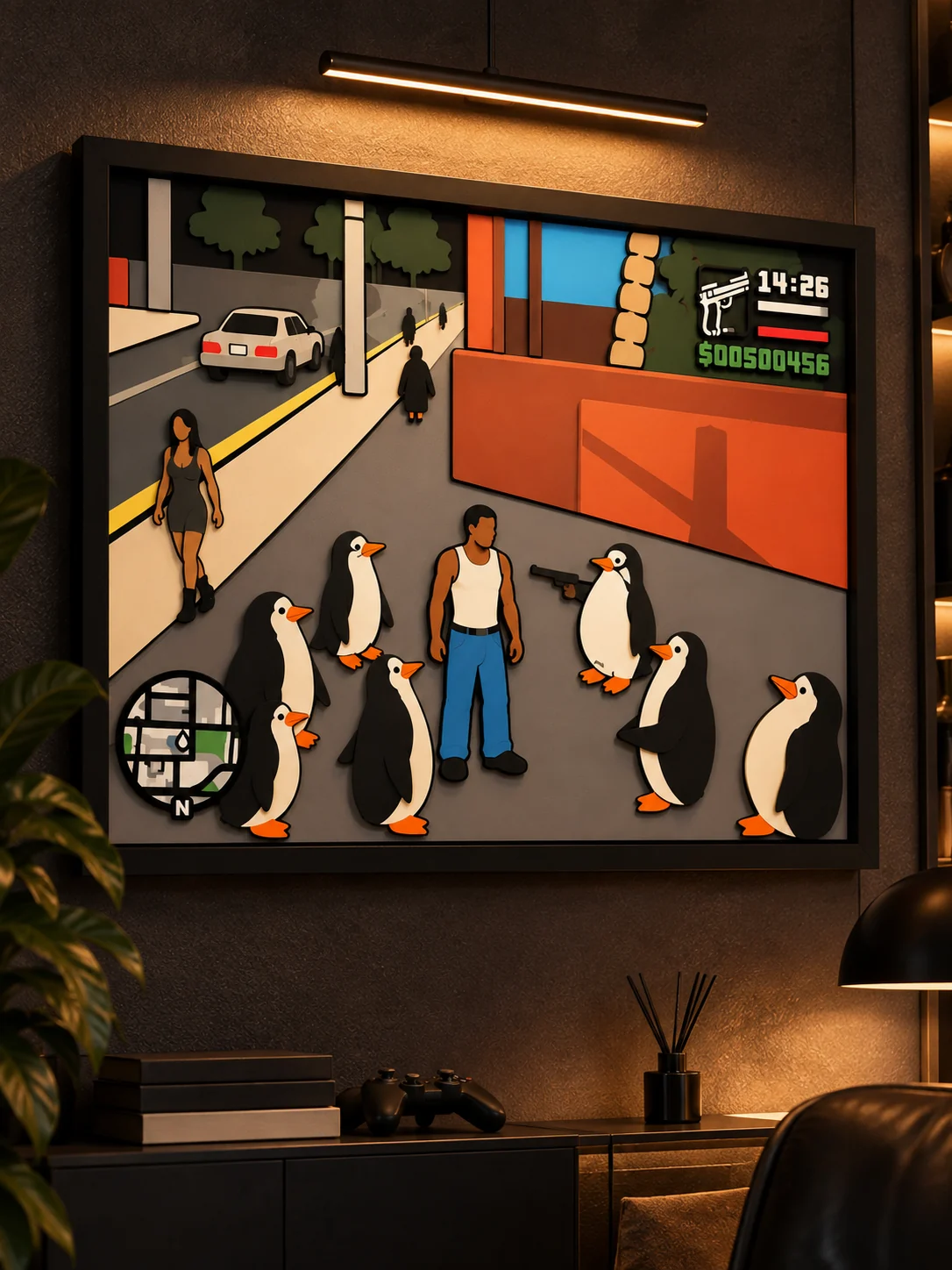 Панно из МДФ «GTA»