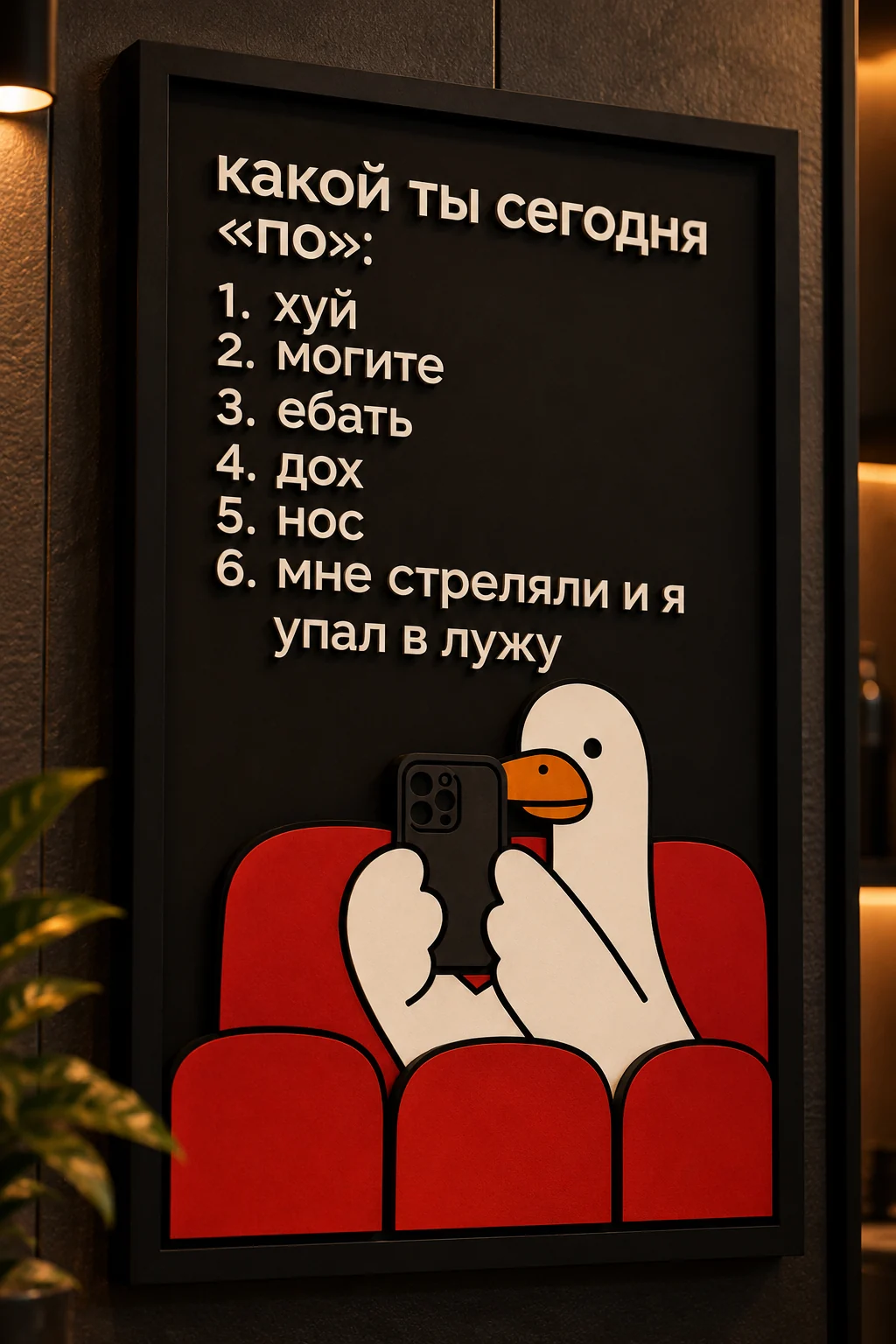 Панно из МДФ «Какой ты сегодня?»