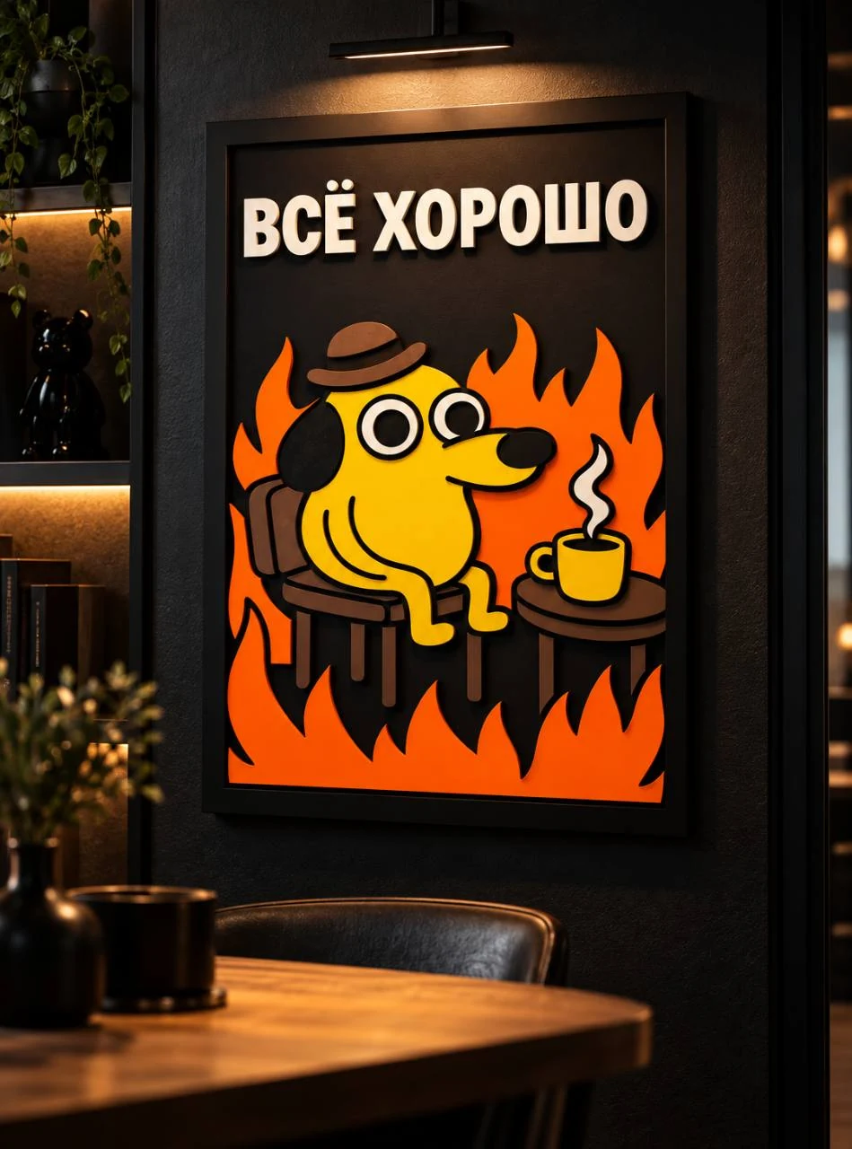 Панно из МДФ «Всё хорошо»